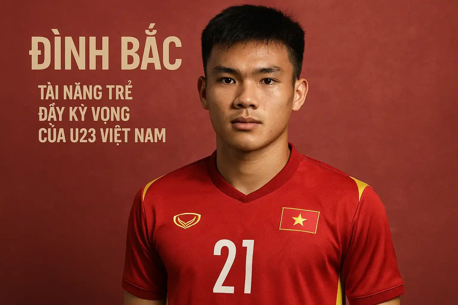 Đình Bắc - Tài năng trẻ đầy kỳ vọng của U23 Việt Nam.